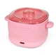 Силиконовый аппарат для нагревания воска 400ml Wax Warmer, складной баночный воскоплав Розовый WSM-102-Pink - изображение 5