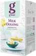 Бирюзовый чай g'tea Milk Oolong 20 пакетиков - молочный улун, с ложкой в пачке - изображение 4