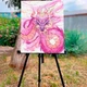 Картина за номерами "Фіолетовий дракон" ArtCraft 40*50 см 16089-AC - зображення 3