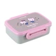 Ланчбокс Kite Hello Kitty "Котёнок Китти" 420 мл серый с розовым (HK25-160) - изображение 1