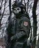 Маска балаклава привид череп Ghost Call of Duty PRO чорна латекс One Size - зображення 5