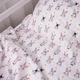 Простынь на резинке MirSon Kids Time 17-0529 Bunnies white 80х160 + 10 см Бязь (2200008620141) - изображение 1