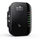 Беспроводной репитер, усилитель сигнала Wi-Fi 300 Мбит/с 2.4G, Black (7 индикаторов) - изображение 1
