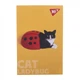 Блокнот YES А7 48 аркушів клітинка Catstyle Ladybug (152099) - изображение 1
