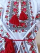 Жіноча вишиванка "Трояндовий сад " на білому натуральному домотканому полотні 44 розмір - зображення 3