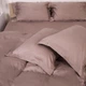 Комплект постельного белья MirSon King Size 220x240 см 08 Beige Tencel (2200009637131) - изображение 4
