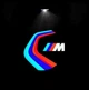 Проекция дверей BMW М Performance F-серии, E-серия (кроме E39, E53) 2 шт - изображение 1