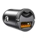 Автомобільний зарядний пристрій Зарядка в авто Baseus Tiny Star Mini 30W USB 5A Швидка зарядка QC 3.0 (VCHX-A0G) Grey - зображення 5