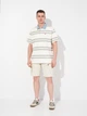 Шорты хлопковые короткие мужские C&A 2216505_з.поясом 32 Бежевые (KAY2000001601679) - изображение 3