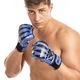 Рукавички для змішаних єдиноборств MMA на липучці Поліуретан Zelart розмір L синьо-чорні BO-1395 - зображення 4
