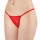 Трусики мереживні міні-стрінги жіночі Felisiya Lingerie Червоний 203-100 L - зображення 1
