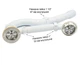 Сифон для ванни прямоточний з пробкою на ланцюгу Lidz LW02 6003V00100 - изображение 3