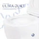 Унітаз підвісний Qtap Taurus безободковий з сидінням Soft-close QT2433084EUQW (білий) - изображение 5