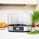 Сушилка 18,5 л для овощей и фруктов, мяса, рыбы электрическая MPM MSG-12, 380 Вт, 5 лотков, таймер, LED-дисплей, дегидратор пищевой (ягоды, грибы) - изображение 6