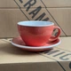 Чашка з блюдцем Loveramics EGG Potter 300мл Berry - зображення 2