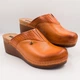 Жіночі сабо шкіряні Leon 1002, brown, 39р. - зображення 3