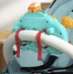 Руль музыкальный игрушка интерактивная на коляску, кресло или кроватку с креплениями, с мелодиями и светом для малышей бирюзовий - изображение 3