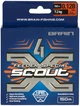 Шнур Brain Scout 4X 150m (fluoro Orange) 0.128mm 7.2kg - изображение 2