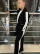 Костюм для дівчинки To Be Too TOB002-TOB004 короткий жакет + штани-палаццо чорний з білим S 140см - изображение 3