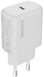 Сетевое зарядное устройство Canyon OnCharge 250 25W 1xPD EU White (CNE-CHA250-01) - изображение 4