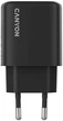 Сетевое зарядное устройство Canyon OnCharge 250 25W 1xPD EU Black (CNE-CHA250-11) - изображение 3