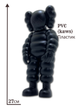 Статуэтка KAWS x WHAT PARTY FIGURE x Black 400% 27 см Brian Donnelly Рыцарь - изображение 6