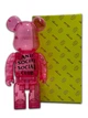 Статуетка Bearbrick x ANTISOCIAL SOCIAL CLUB x PINK 400% 28 см Medicom Toy Вуличний бренд - зображення 2