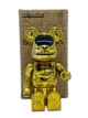 Статуетка Bearbrick x BAPE X HAJIME SORAYAMA BABY MILO 400% 28 см Medicom Toy Золотий - зображення 8