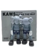 Статуетка KAWS x Along the Way: Companion x Gray 400% 25 см Brian Donnelly Монумент - зображення 1