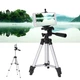 Штатив-тренога телескопічний для камери та телефону трипод на 3 секції TRIPOD 330А з чохлом - зображення 4