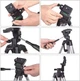 Штатив-тренога телескопический для камеры и телефона трипод на 3 секции TRIPOD 330А с чехлом - изображение 12