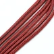 Шнур Паракорд Полиэстер и Спандекс 7-ми жильный Полосатый, Кирпичный, 4мм, 5 м - изображение 3