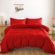 Простирадло на резинці по периметру MirSon Satin Light Pro 10-007 Red 70x190+10 см (2200010171952) - зображення 2