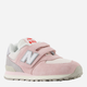 Sneakersy dziecięce dla dziewczynki na rzepy New Balance 574 PV574BKM 35 (3US) Jasnoróżowe (197968153005) - obraz 2