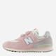 Sneakersy dziecięce dla dziewczynki na rzepy New Balance 574 PV574BKM 33 (1.5US) Jasnoróżowe (197968152978) - obraz 3