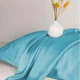 Простынь MirSon Satin Light Pro 10-008 Blue 110х160 см (2200010172447) - изображение 4