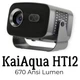 Проектор KaiAqua HT12 670 ANSI Lumens Домашний кинотеатр Android с автофокусом - изображение 1
