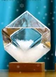 Барометр Штормгласс Куб большой 15х11,5 см Storm glass на деревянной подставке - изображение 4