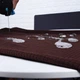 Водоотталкивающий универсальный чехол на кресло трикотаж-жатка Homytex, 90x140 см Кремовый - изображение 6