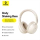 Навушники бездротові Baseus Bass 35 Max Wireless Headphones Stellar White (A00070800221-00) - зображення 8