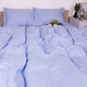 Пододеяльник MirSon Satin Stripe 30-0022 Blue sky 110х140 см (2200007755004) - изображение 1