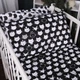Наволочка MirSon Бязь Kids Time 17-0673 Monochrome Meows 40х40 см (2200010185843) - изображение 1