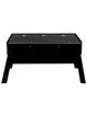 Мангал раскладной портативный барбекю гриль с сеткой BBQ жаропрочный из нержавеющей стали V2 - изображение 3