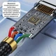 Кабель USB Type C для зарядки iPhone 15 13 12 11 Huawei P40 P30 Realme Oppo Oneplus Toocki шнур з підтримкою швидкої зарядки, 25 см, чорний (106285710) - зображення 5