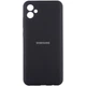 Чохол Silicone Cover Lakshmi Full Camera (AA) with logo для Samsung Galaxy A05 Black - изображение 1