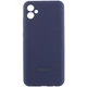 Чохол Silicone Cover Lakshmi Full Camera (AA) with logo для Samsung Galaxy A05 Midnight blue - изображение 1