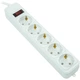 Фільтр живлення PowerPlant JY-1056/5B 5 розеток, 5м 100% медь, White (EX610587) - зображення 1