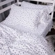 Простынь на резинке MirSon Фланель 016 White Stars 150x200 см (2200009652431) - изображение 3