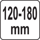 Klucz hakowy przegubowy YATO z okrągłym bolcem 120-180 mm (YT-01679) - obraz 3