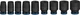 Набор ударных торцевых головок Bosch PRO Standart 9 шт 1/4" 25 мм (2608003034) - изображение 2